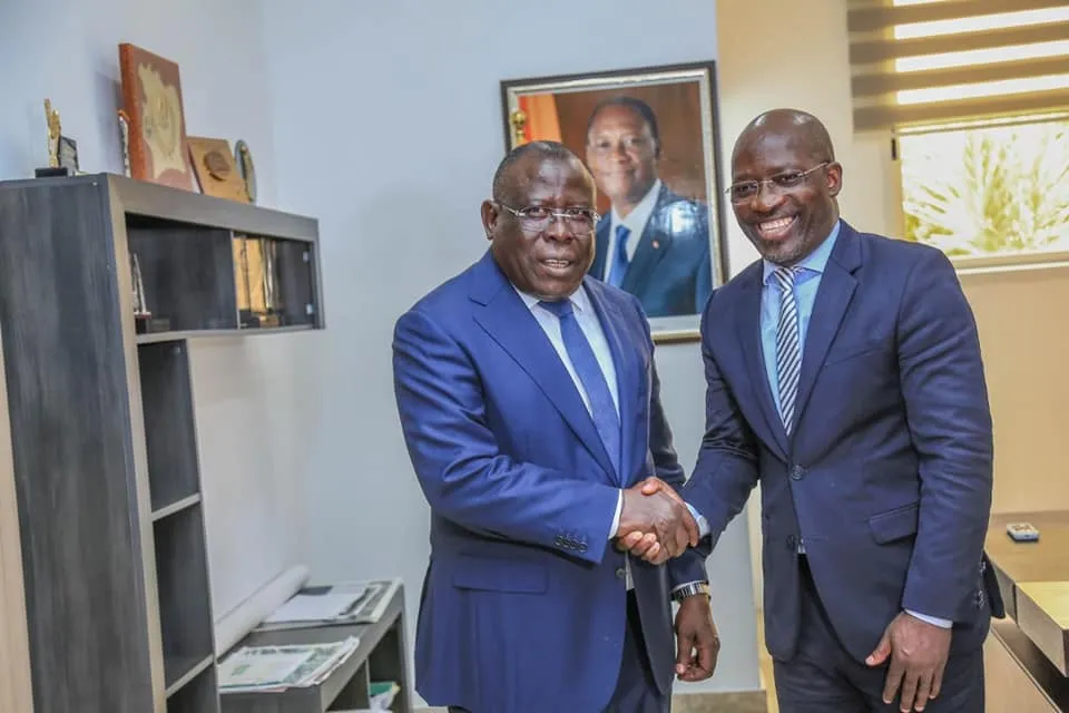 Charles Blé Goudé, président du COJEP chez Cissé Bacongo