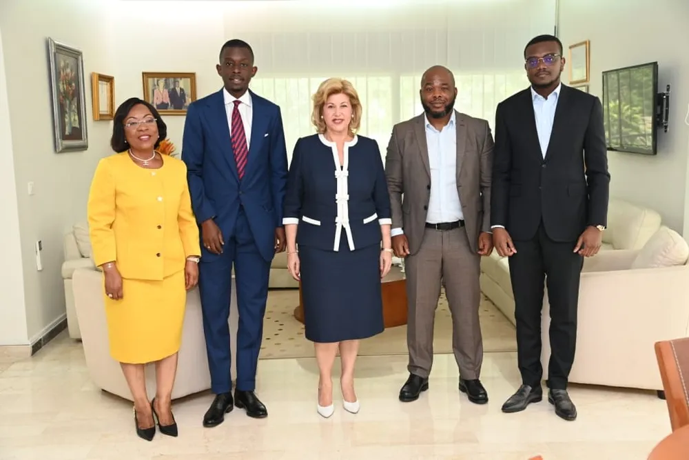SIMA 2022 à Abidjan: Dominique Ouattara reçoit Mamby Diomandé