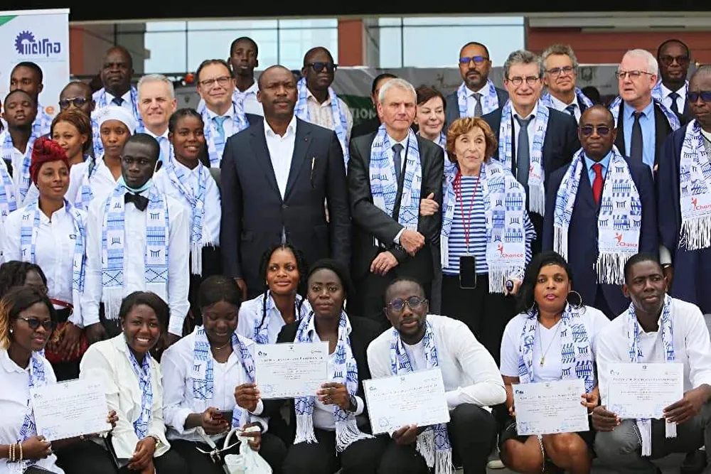 Centre multisectoriel Mohammed VI de Yopougon: baptême de la 1ère cohorte formée aux métiers de la grande distribution