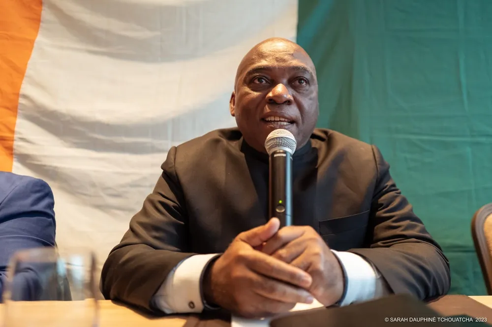Ahoua Don Mello, vice-président du Parti des peuples-africains – Côte d'Ivoire (PPA-CI).