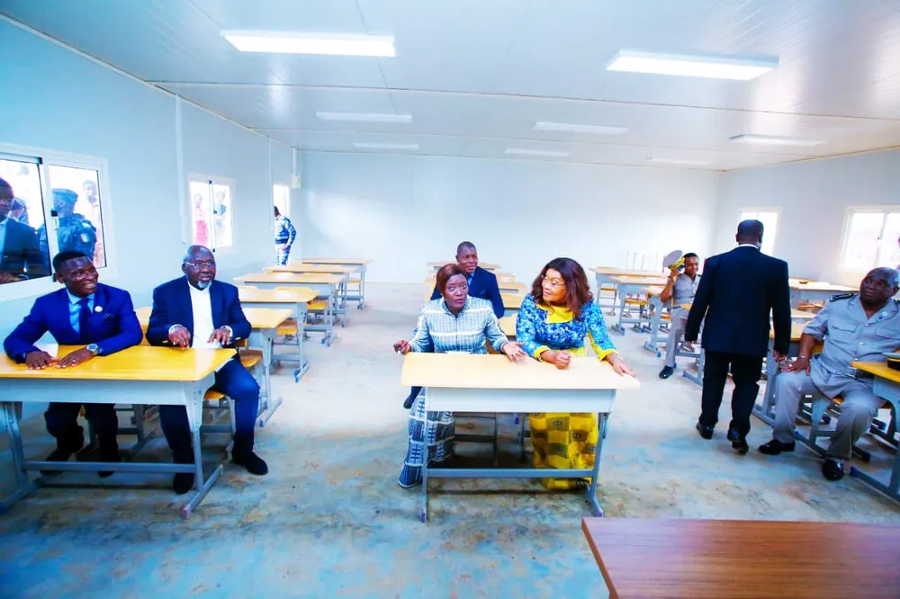 Inauguration du collège Dominique Ouattara de Ouragahio d’une capacité de 1 600 élèves