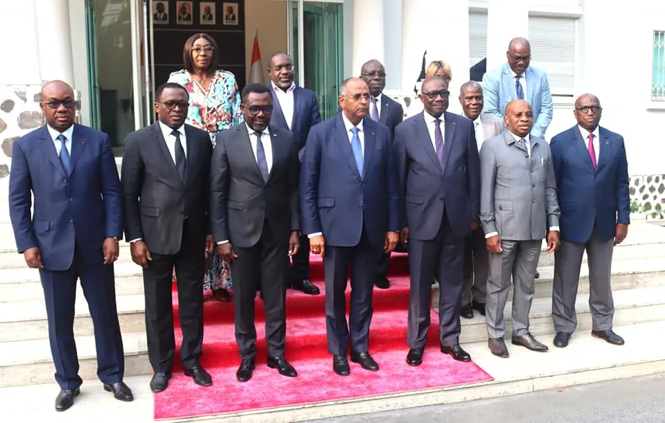 CAN Côte d’Ivoire 2023: la CAF chez Patrick Achi, « les travaux avancent très bien »