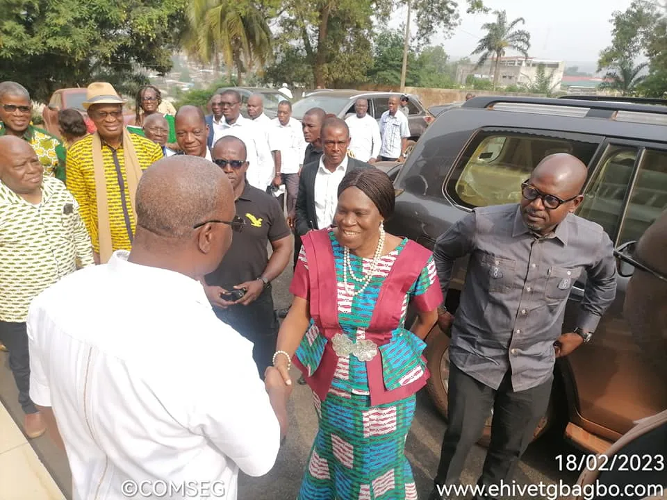 Dabou: Simone Gbagbo en mouvement dans le District des Lagunes
