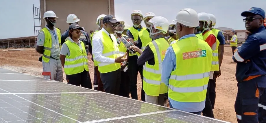 Centrale solaire de Boundiali : le taux d’exécution des travaux de construction se situe à 83%