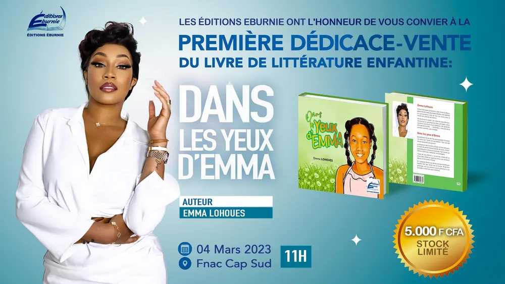 « Dans les yeux d’Emma »: Emma Lohouès présente son livre