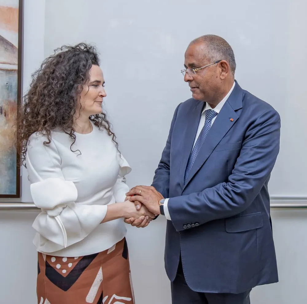 Changement climatique: la patronne du CIF chez Patrick Achi