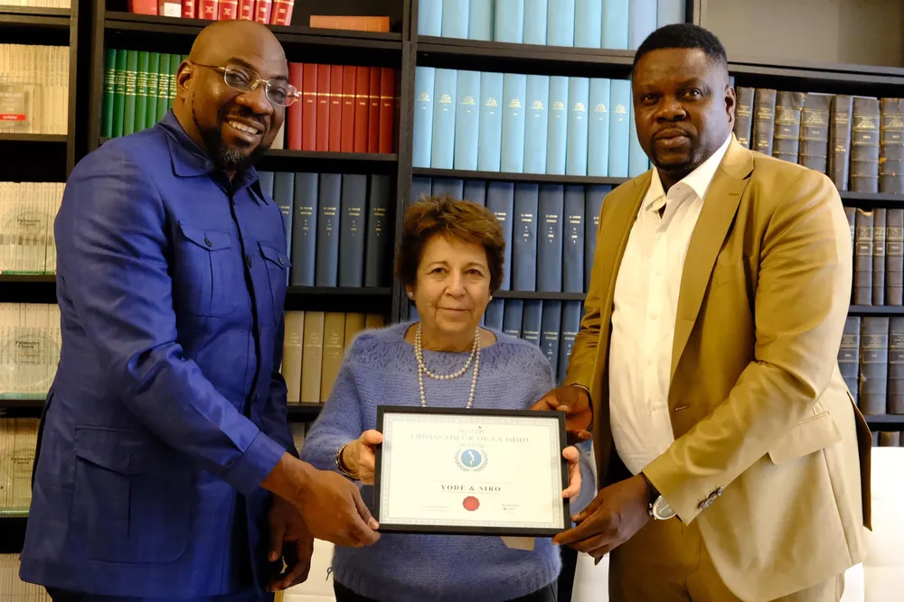 La Fondation YES de Yodé et Siro nommée Ambassadeur DDHU par Corine Lepage