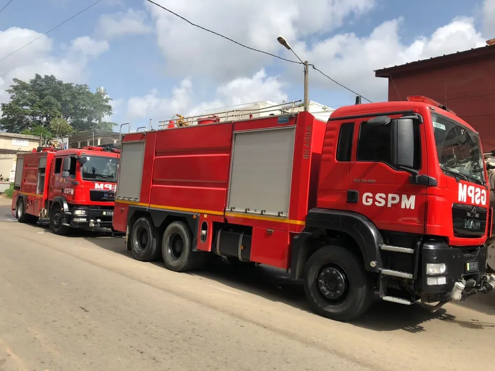 Côte d’Ivoire : 3371 interventions des pompiers en mars 2023