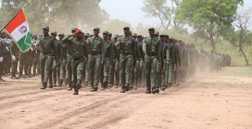 Armée de Côte d’Ivoire: 813 recrues du contingent de la classe 2022-2A présentés au drapeau à Séguéla