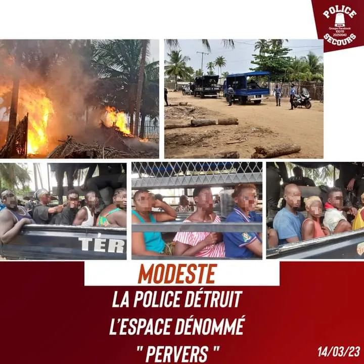 Bassam: l’espace « Pervers » à Modeste détruit par police