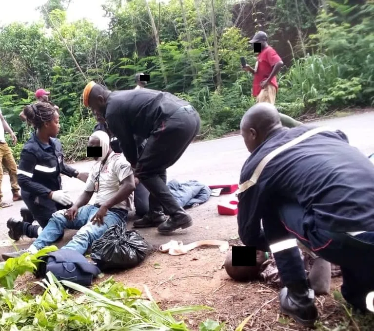 Accident à Danané: un minicar fait une sortie de une route, 22 blessés