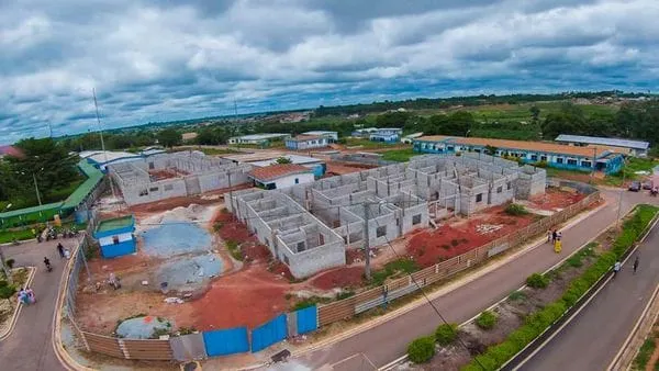 CHR de Daloa : la construction de nouveaux bâtiments  avance très bien