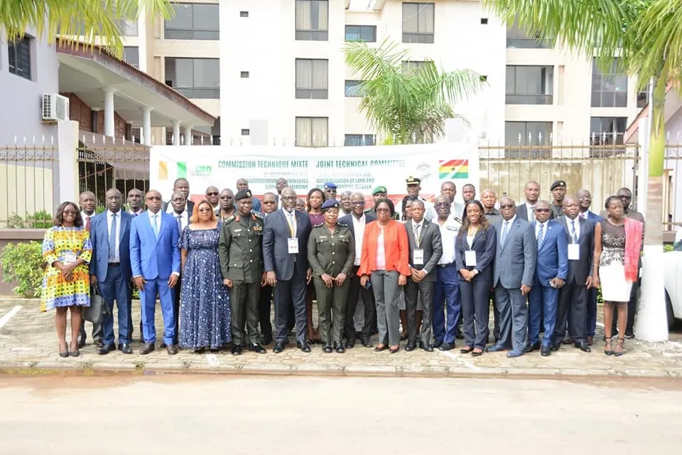 Matérialisation frontières terrestre et maritime Côte d’Ivoire – Ghana: rencontre de la commission technique mixte