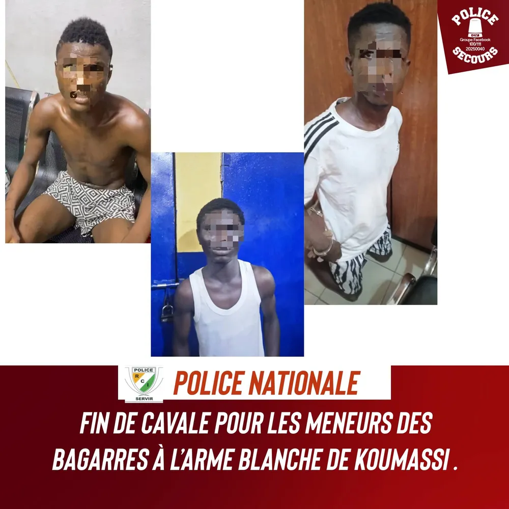 Bagarres à la machette à Koumassi: les meneurs  arrêtés par police