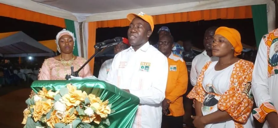 Municipales 2023 à Koro : le candidat du RHDP, Abdoul Dramane Bakayoko, présenté aux militants