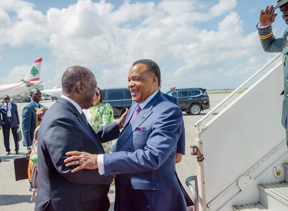Arrivée de Denis Sassou N’Guesso à Abidjan : les premières images