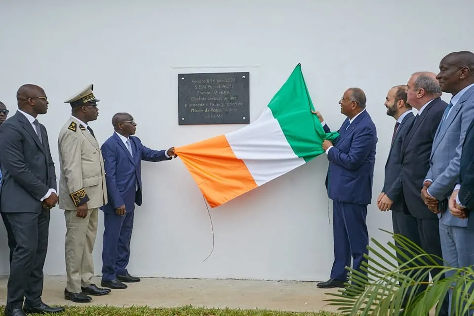 Côte d’Ivoire: la 1ère usine de traitement d’eau potable en surface inaugurée dans la Mé