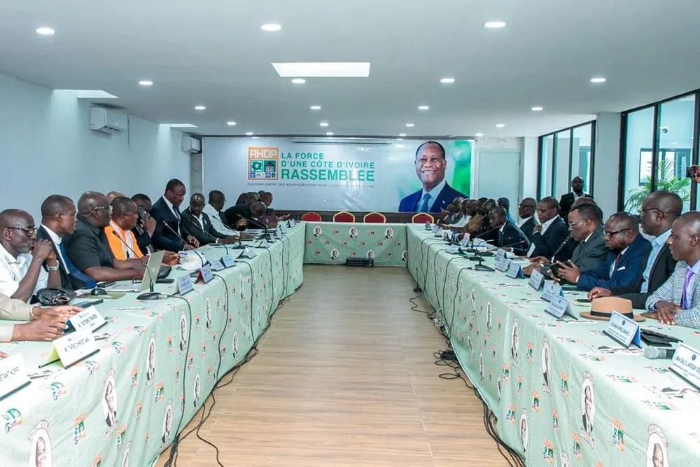Mamadou Koné élu président de l’Union des jeunes du RHDP
