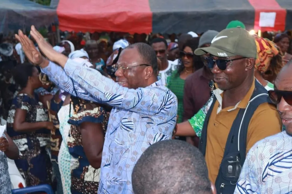 Damana Pickass depuis Fresco : « le PPA-CI et le PDCI pour que la Côte d’Ivoire change en 2025 »