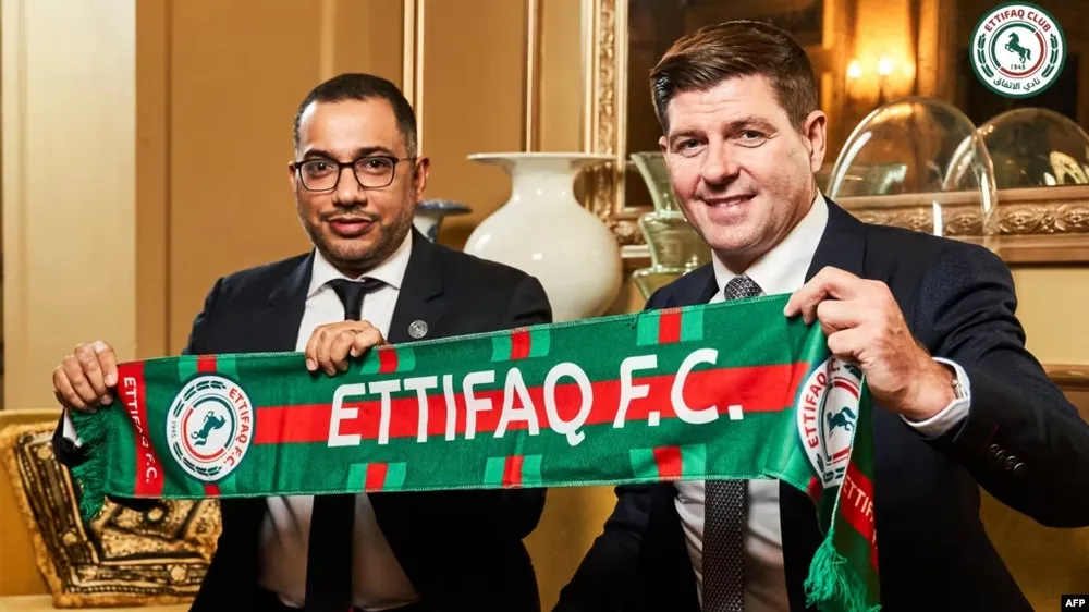 Championnat saoudien: Steven Gerrard nouvel entraîneur d’Al-Ettifaq
