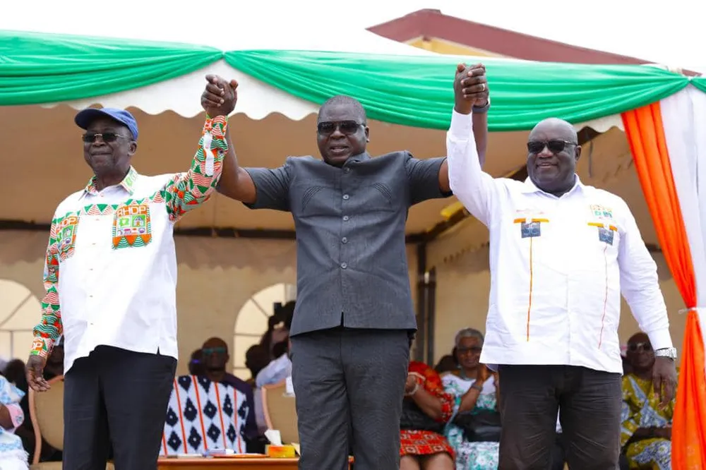 Jeannot Ahoussou depuis Tiébissou: « nous sommes des soldats de Ouattara »