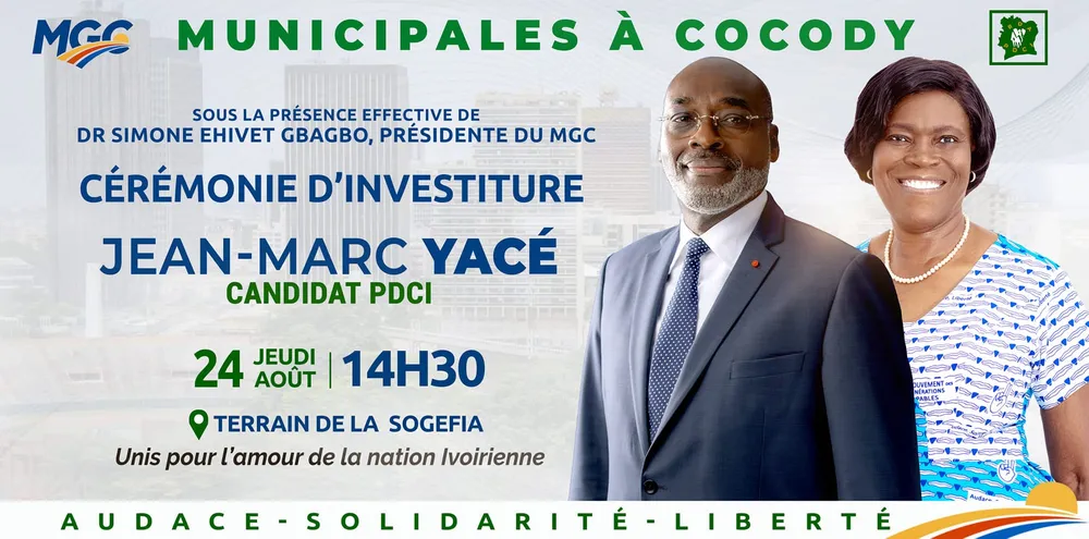 Municipales 2023 à Cocody : Simone Gbagbo aux côtés de Jean-Marc Yacé