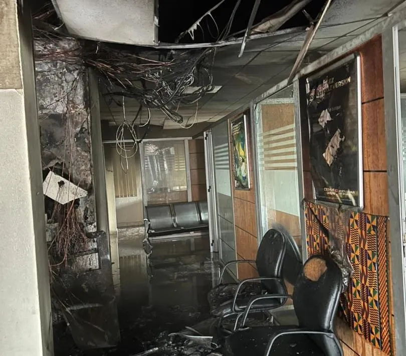 Incendie dans une banque à Abengourou : les pompiers enrayent la propagation