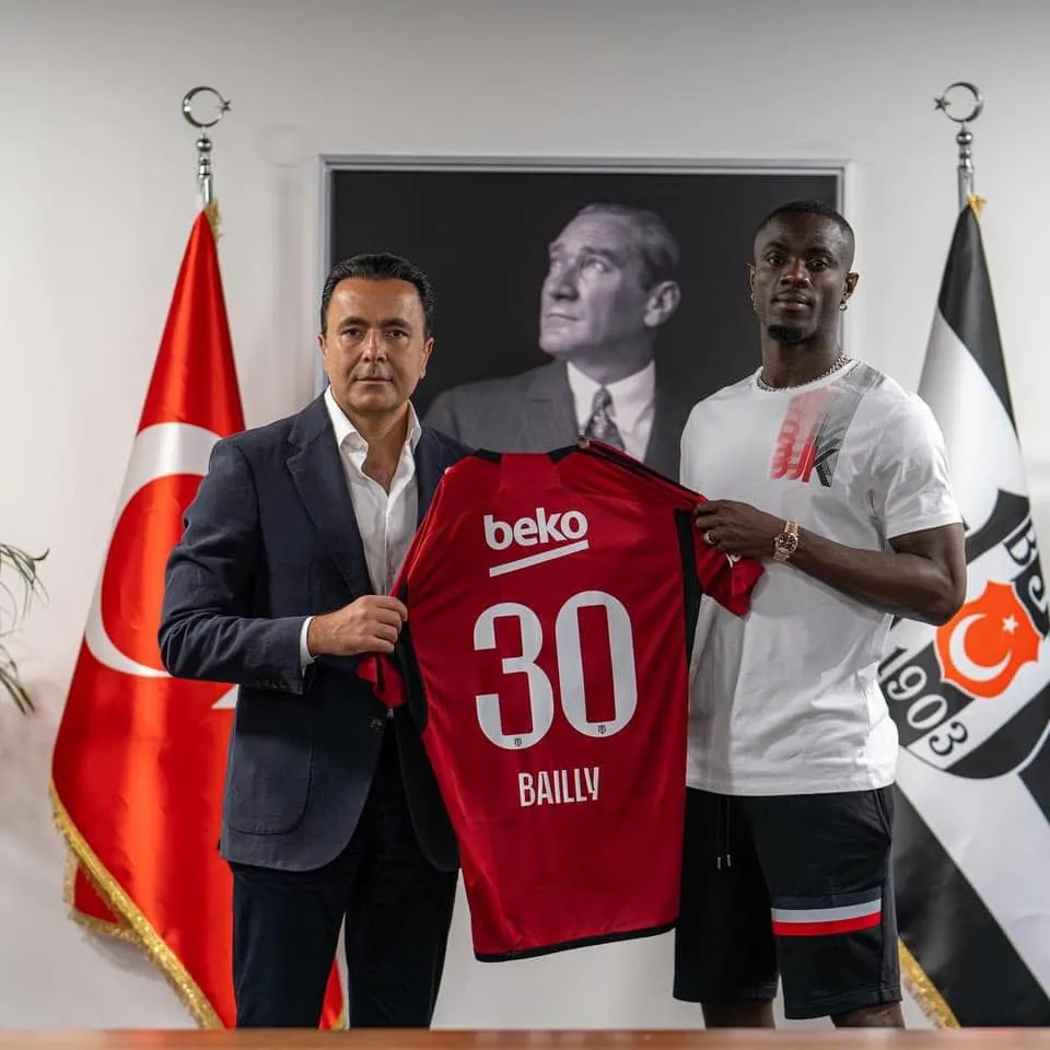 Éric Bailly rejoint le club turc de Beşiktaş