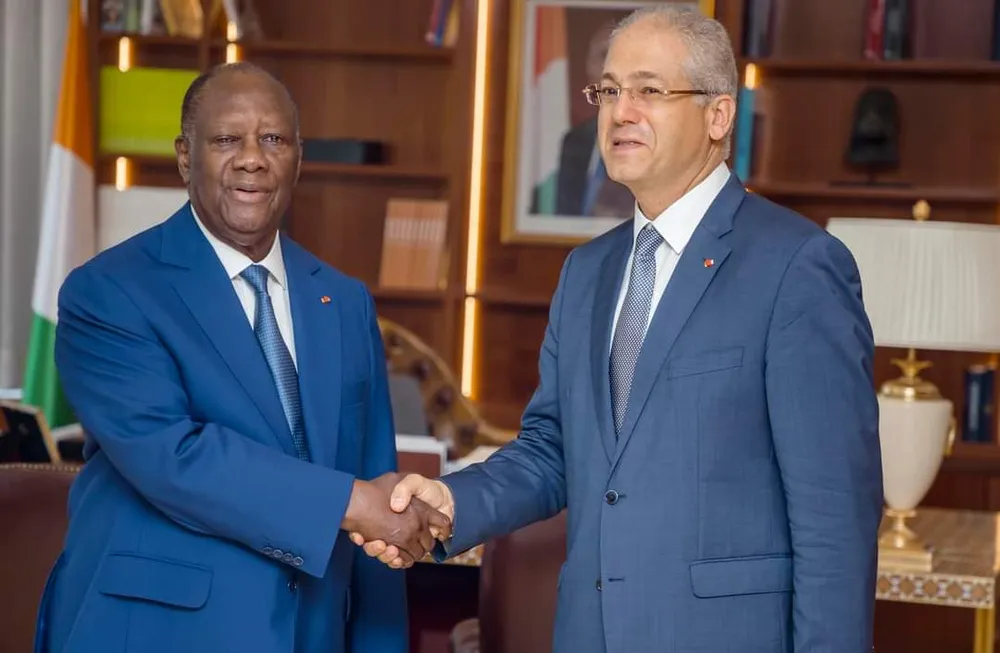 Les Ambassadeurs d’Égypte et de Guinée Équatoriale font leurs adieux au président Ouattara