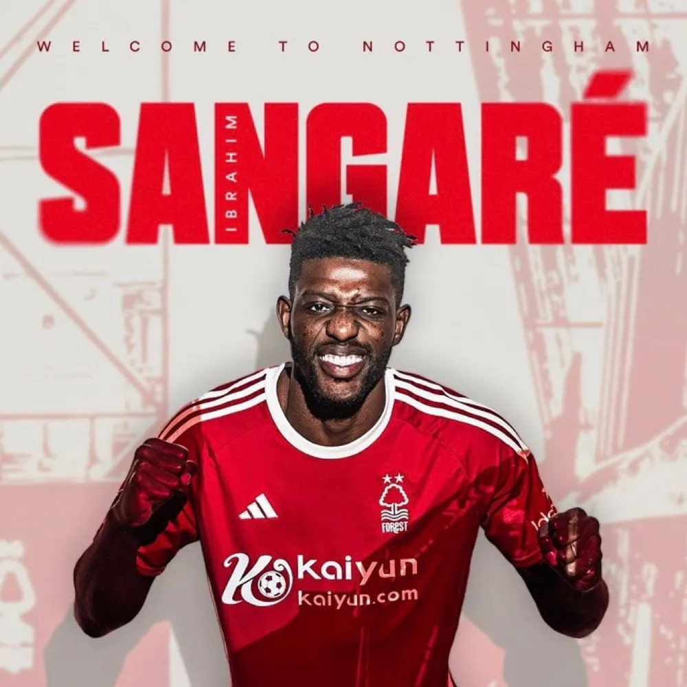 L’Ivoirien Ibrahim Sangaré signe à Nottingham Forest
