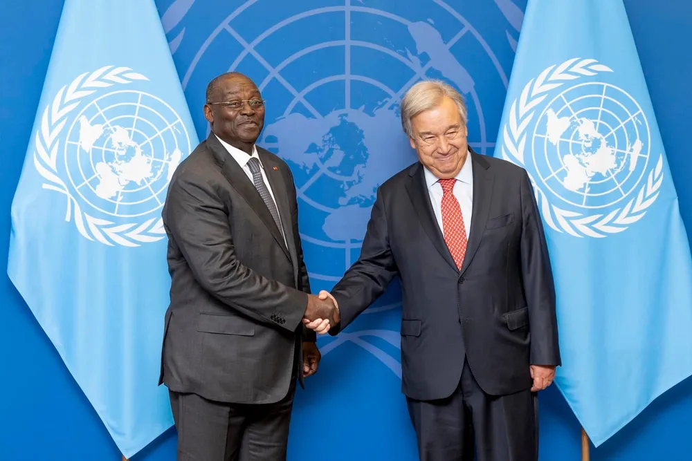A l’ONU, Tiémoko Meyliet Koné s’entretient avec Antonio Guterres
