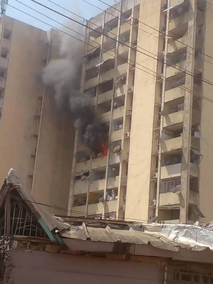 Incendie dans un appartement du 220 logements à Adjamé ce lundi