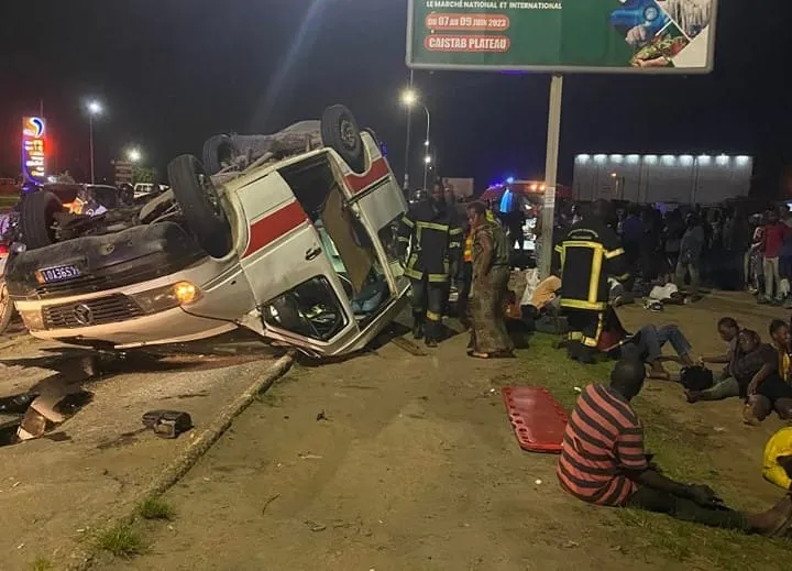 Grave accident carrefour AKWABA, Port-Bouët ce mercredi