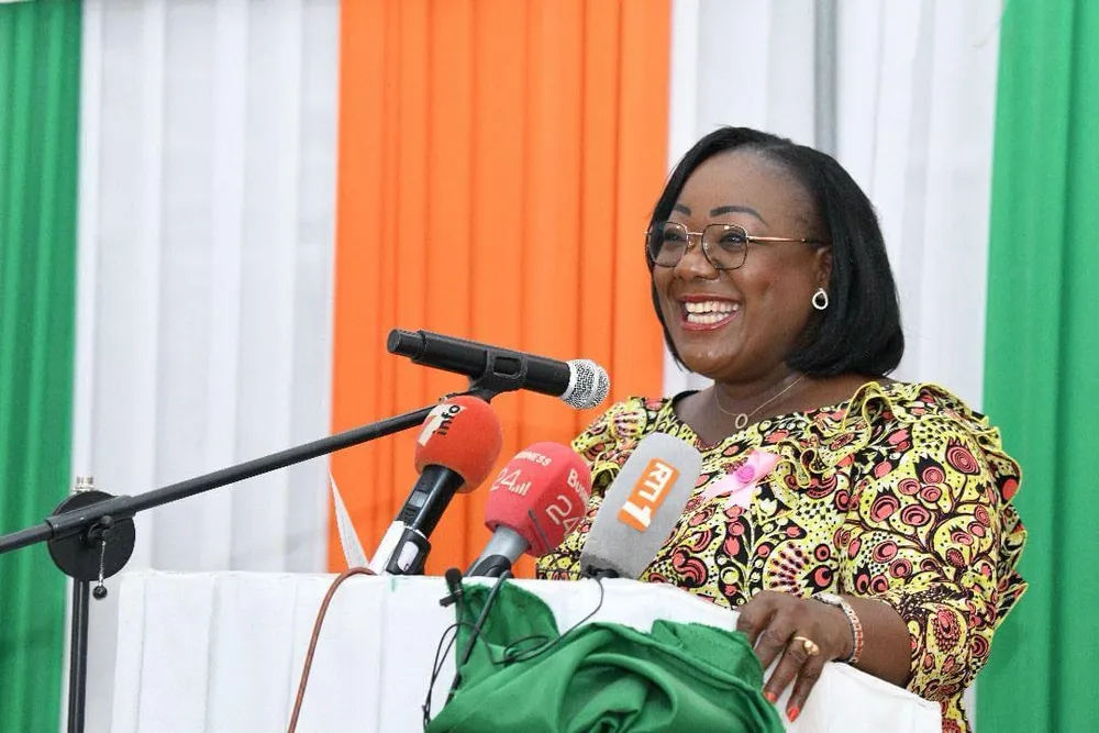 Anne Désirée Ouloto, ministre d'Etat, ministre de la Fonction Publique et de la Modernisation de l'Administration