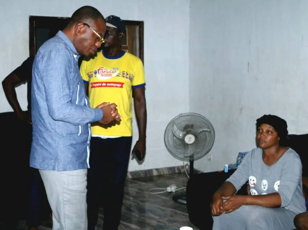 Damana Pickass chez la famille de Jean-Yves Dibopieu: « il s’est engagé jusqu’au sacrifice suprême »