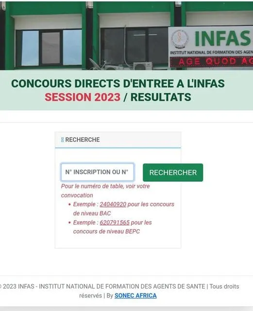 Concours INFAS 2023 : les résultats des infirmiers enfin disponibles, liste des admis