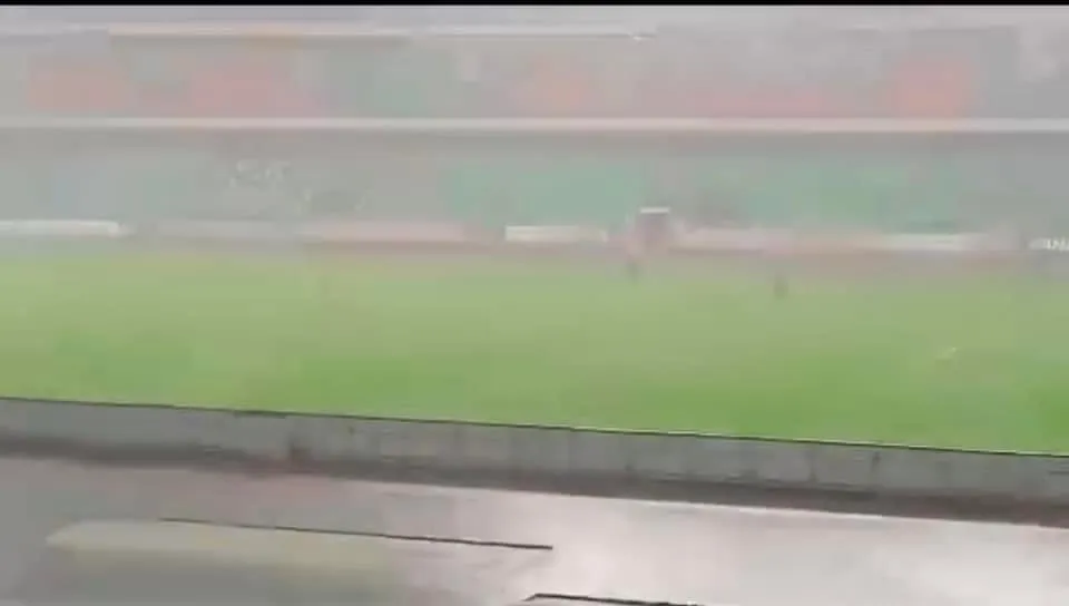 Le stade d’Ebimpé prêt pour Côte d’Ivoire – Seychelles : la pelouse a résisté à la pluie du jeudi