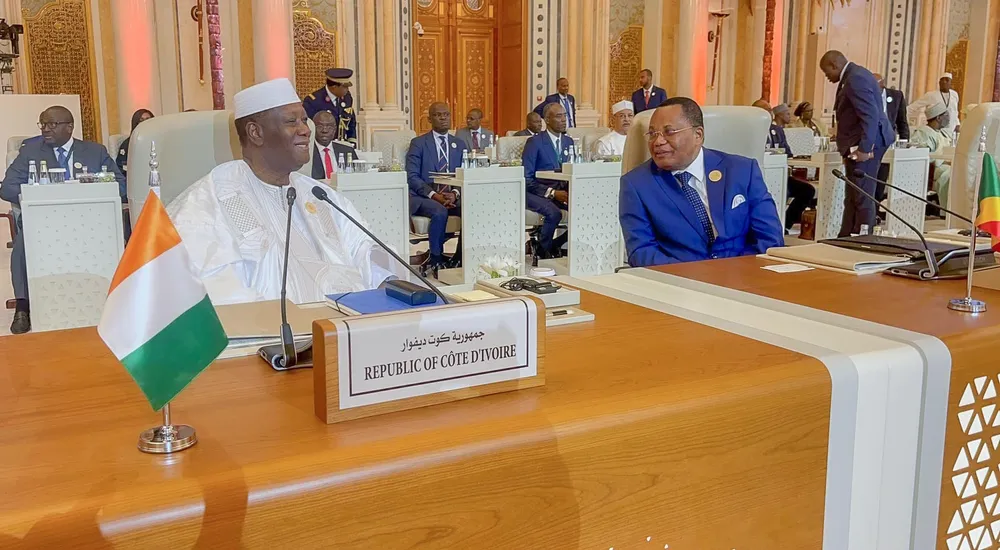 Alassane Ouattara au 1er Sommet Arabie Saoudite – Afrique, à Riyad
