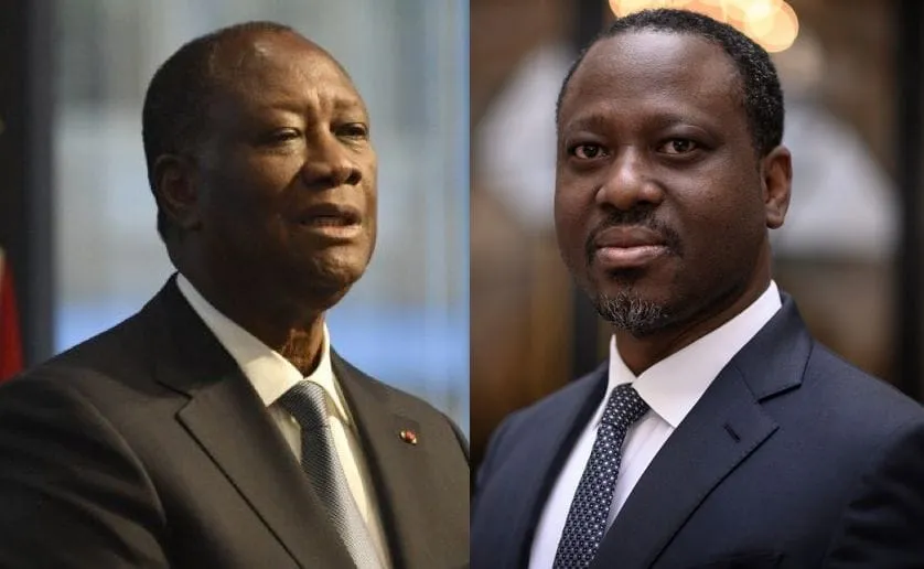 Alassane Ouattara et Soro Guillaume