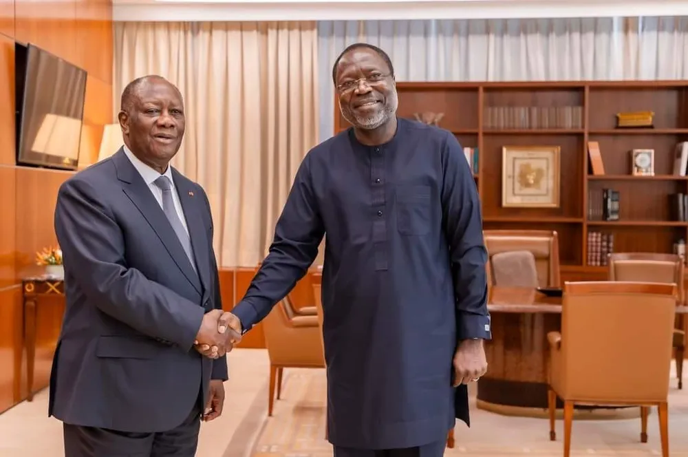 CEDEAO : Alassane Ouattara et Omar Alieu Touray échangent sur la sécurité en Afrique de l’Ouest