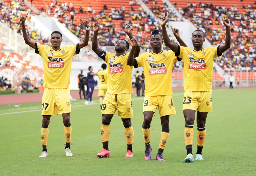 ASEC Mimosas vs Al Ahly Benghazi au stade de Bouake en Champions League CAF 2024