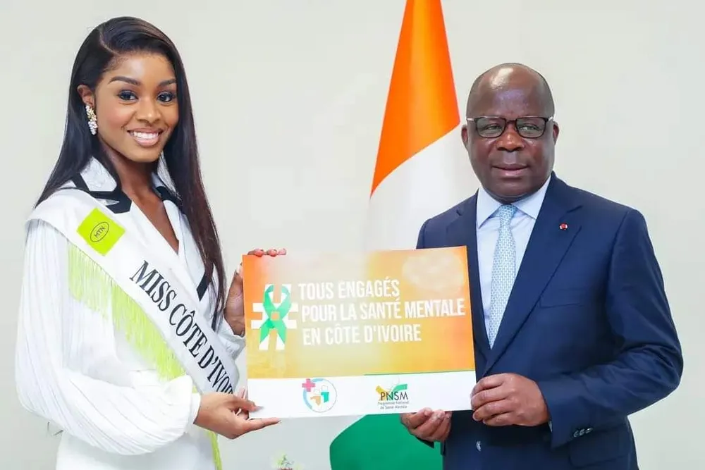 Djihony Mylène, Miss Côte d’Ivoire 2023, nommée ambassadrice de lutte contre la dépression