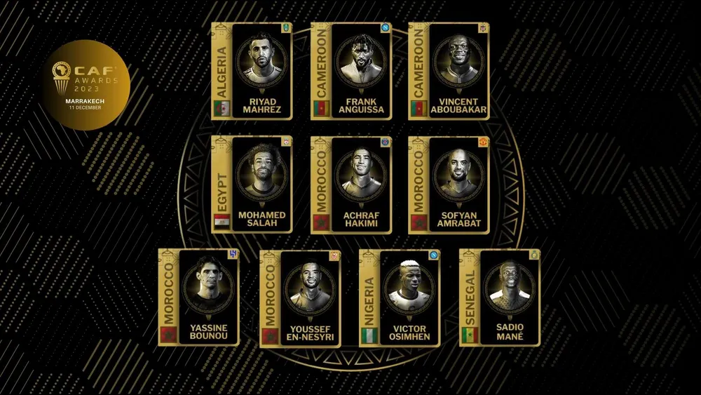 CAF Awards 2023 : la CAF dévoile les nominés masculins 