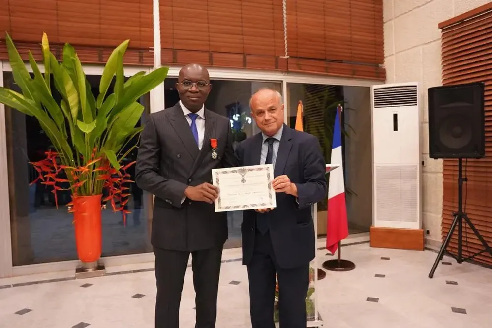 Noumory Sidibé, DG de CI-Energies, élevé au rang de chevalier de la Légion d’honneur