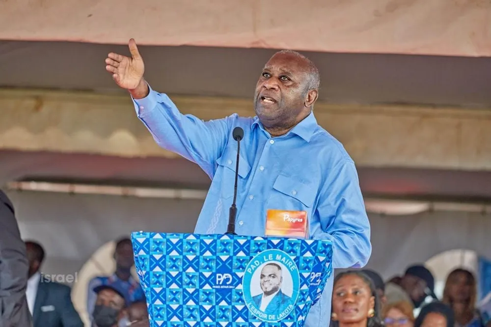 Laurent Gbagbo à Lakota