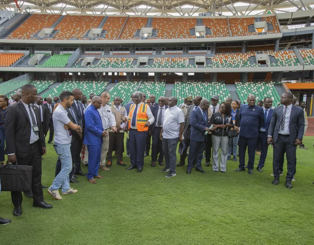 CAN 2023 : Tiémoko Koné et Beugré Mambé inspectent les infrastructures de Bouaké et Yamoussoukro