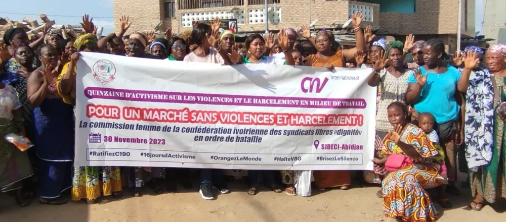 Violence basées sur le Genre : la CISL-DIGNITÉ sensibilise les femmes du marché  de SIDECI