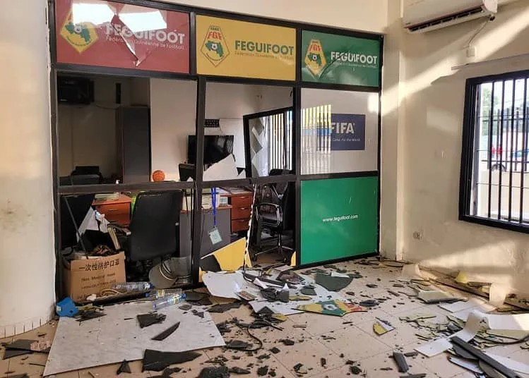 Guinée : des bureaux de la Féguifoot détruits par un incendie
