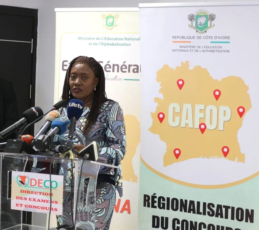 Mariatou Koné, ministre de l'Education nationale de Côte d'Ivoire