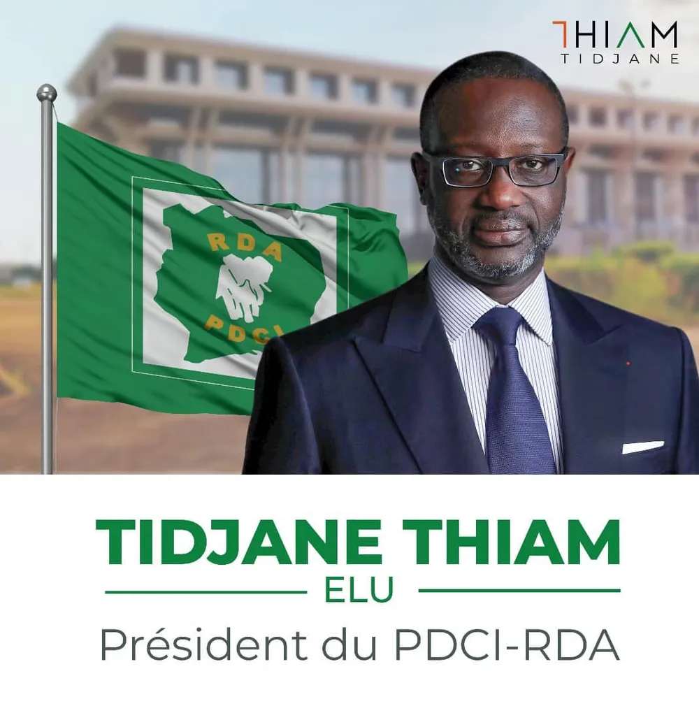 Tidjane Thiam après son élection : « 2025, une année cruciale, nous devons préparer cette échéance électorale dès maintenant »